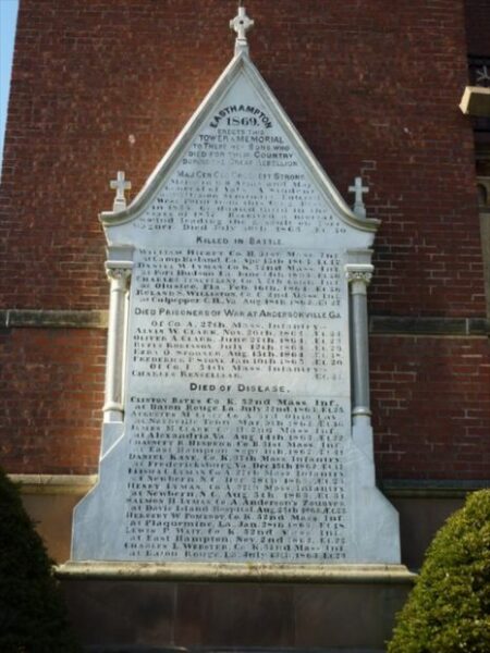 EASTHAMPTON CIVIL WAR TOWER & MEMORIAL HONOR ROLL