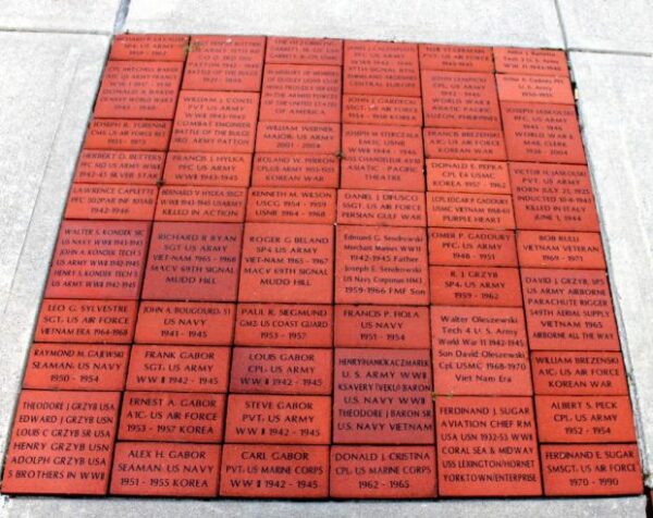 DUDLEY WAR MEMORIAL BRICK,S SECTION C