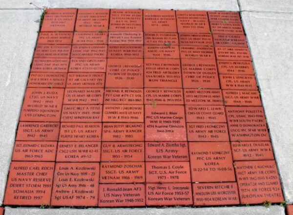 DUDLEY WAR MEMORIAL BRICK,S SECTION B