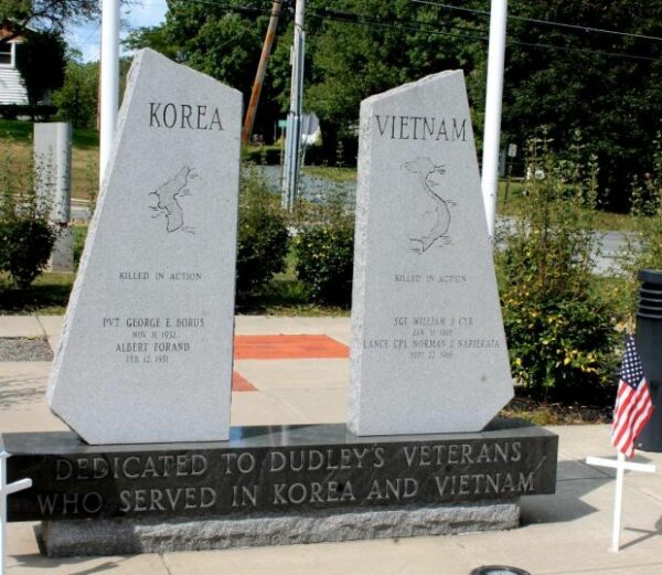 DUDLEY KOREA AND VIETNAM VETERANS MEMORIAL