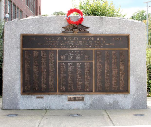 TOWN OF DUDLEY WORLD WAR II HONOR ROLL MEMORIAL