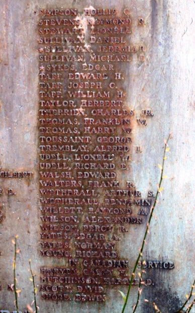 DRACUT REMEMBERS WORLD WAR MEMORIAL PANEL E