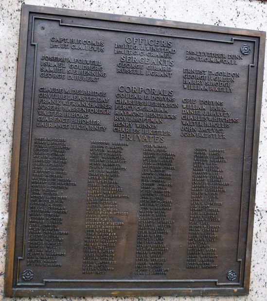 ROCK OF THE MARNE MONUMENT PLAQUE D