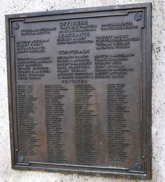 ROCK OF THE MARNE MONUMENT PLAQUE C