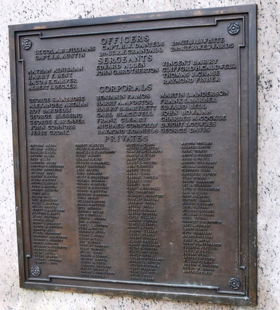 ROCK OF THE MARNE MONUMENT PLAQUE C