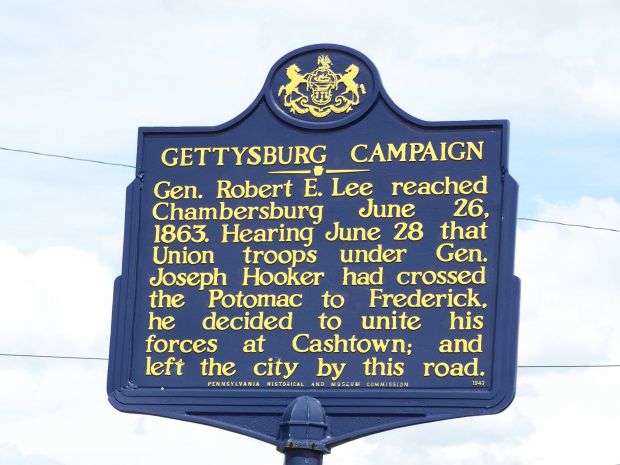 GETTYSBURG CAMPAIGN WAR MEMORIAL MARKER X