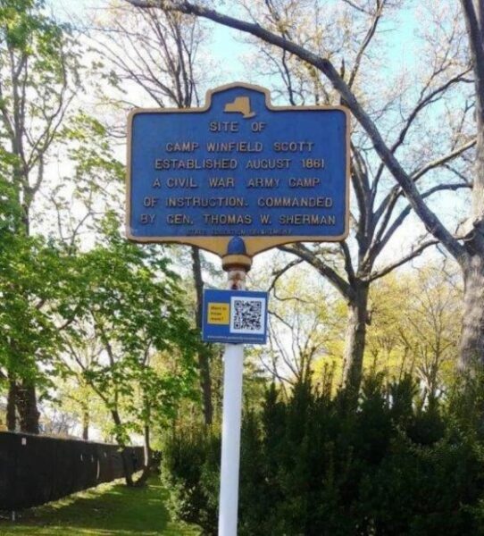 SITE OF CAMP WINFIELD SCOTT MEMORIAL MARKER