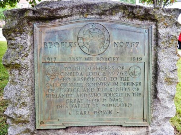 B.P.O. ELKS NO. 767 LEST WE FORGET MEMORIAL