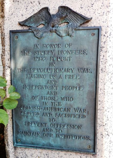 TOWN OF NORTHAMPTON FOUR WARS MEMORIAL PLAQUE B