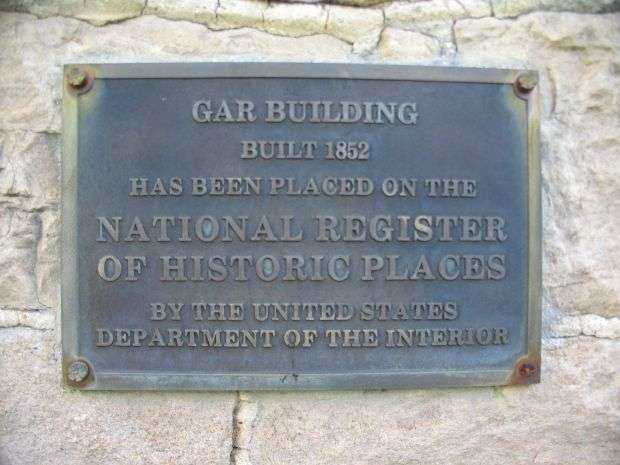 LYKENS GAR BUILDING MEMORIAL PLAQUE