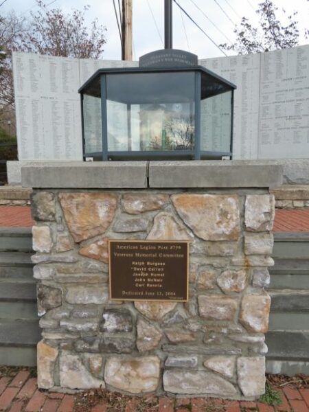 PLEASANT VALLEY VETERANS WAR MEMORIAL ETERNAL FLAME