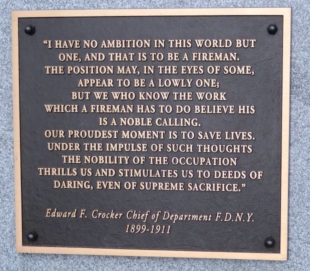 FIREFIGHTER PAUL TEGTMEIER SEPTEMBER 11TH MEMORIAL PLAQUE B