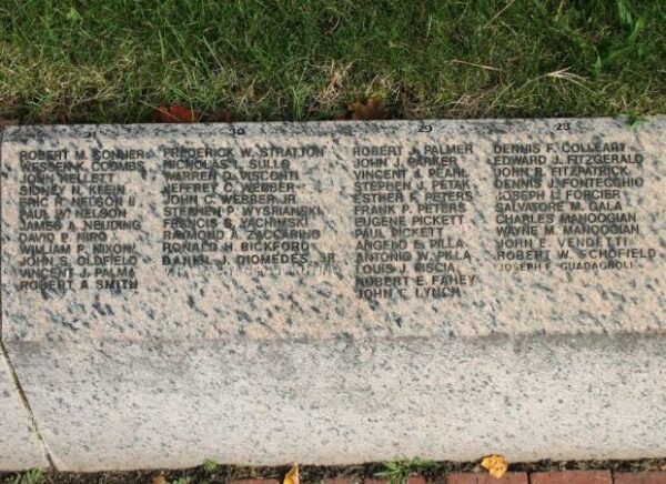 MILFORD VIETNAM WAR MEMORIAL STONE J