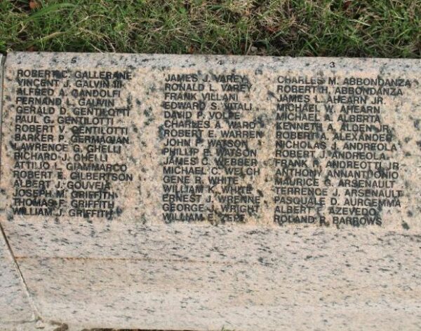 MILFORD VIETNAM WAR MEMORIAL STONE D