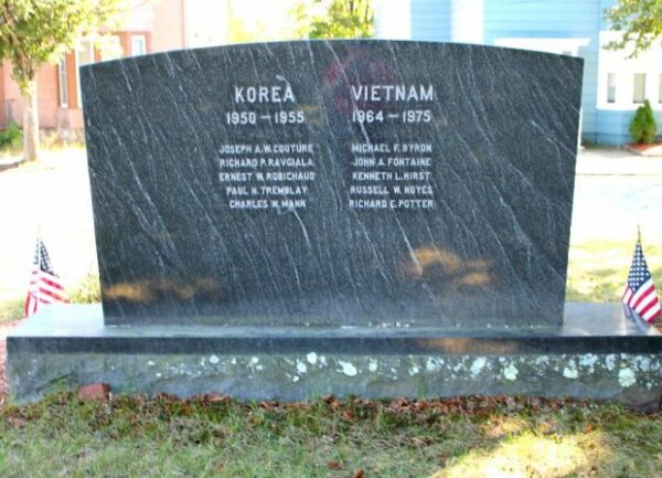 METHUEN KOREAN AND VIETNAM CONFLICTS MEMORIAL BACK