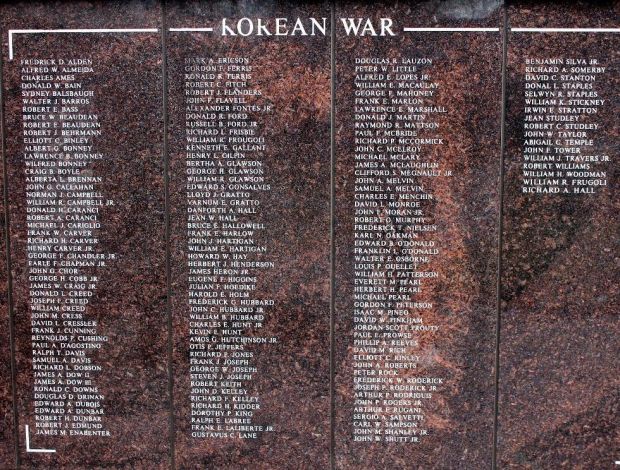 TOWN OF MARSHFIELD VETERANS HONOR ROLL MEMORIAL PANEL A