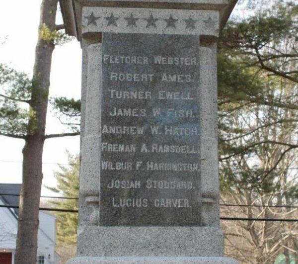 MARSHFIELD CIVIL WAR MEMORIAL STONE C