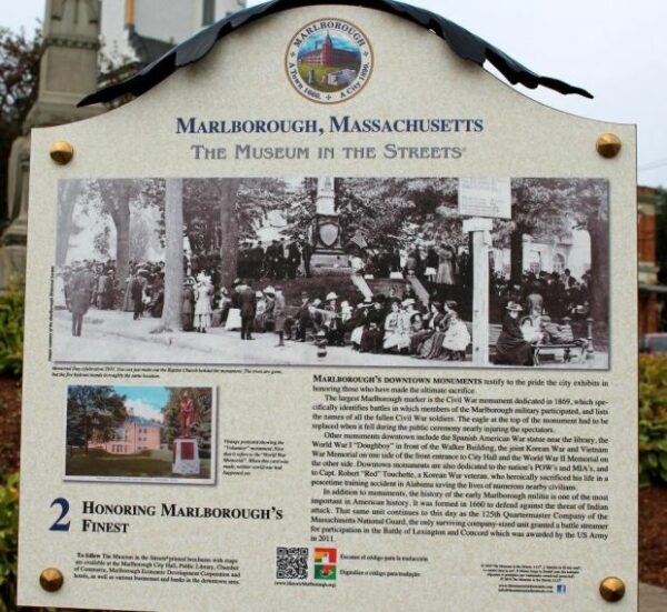 HONORING MARLBOROUGH’S FINEST MEMORIAL PLAQUE