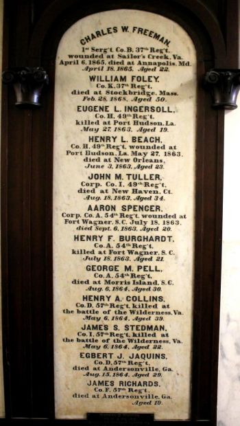 LEE, MASSACHUSETTS MEMORIAL HALL HONOR ROLL D