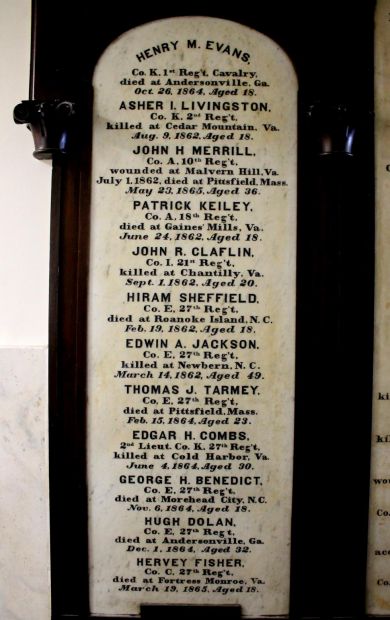 LEE, MASSACHUSETTS MEMORIAL HALL HONOR ROLL B