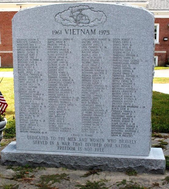 LANCASTER WAR VETERANS MEMORIAL RIGHT STONE