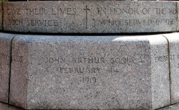 LANCASTER WORLD WAR I MEMORIAL FLAGPOLE SIDE G