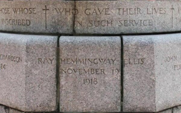LANCASTER WORLD WAR I MEMORIAL FLAGPOLE SIDE F