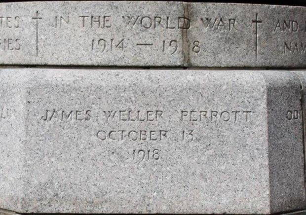 LANCASTER WORLD WAR I MEMORIAL FLAGPOLE SIDE D