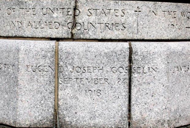 LANCASTER WORLD WAR I MEMORIAL FLAGPOLE SIDE C