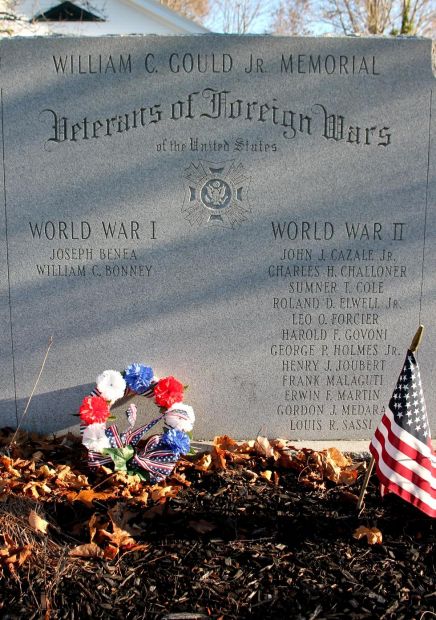 KINGSTON VETERANS OF FOREIGN WARS MEMORIAL STONE A