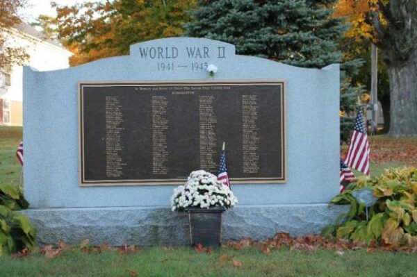 HUBBARDSTON WORLD WAR II MEMORIAL