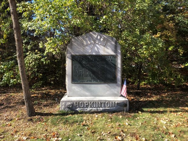HOPKINTON WORLD WAR MEMORIAL PLAQUE