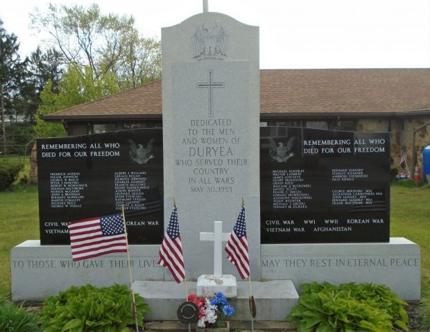DURYEA ALL WARS MEMORIAL