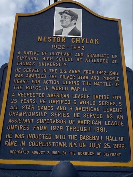 NESTOR CHYLAK WAR MEMORIAL MARKER