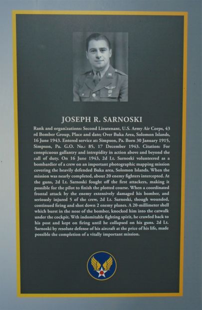 MERLI-SARNOSKI PARK MEMORIAL PLAQUE B