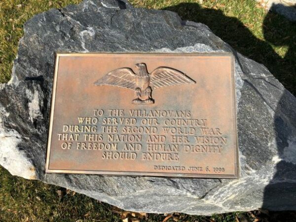 VILLANOVA UNIVERSITY SECOND WORLD WAR MEMORIAL