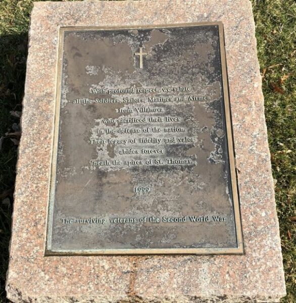 VILLANOVA UNIVERSITY WAR VETERANS MEMORIAL