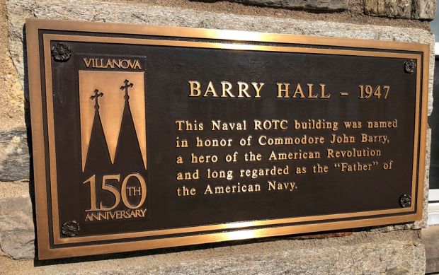 BARRY HALL-1947 MEMORIAL BUILDING PLAQUE