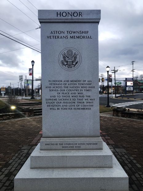ASTON TOWNSHIP VETERANS MEMORIAL SIDE A