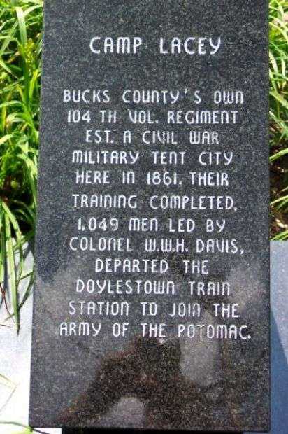 CAMP LACY WAR MEMORIAL PLAQUE