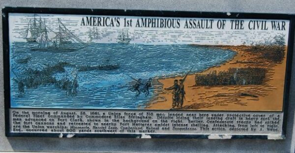AMERICA’S 1ST AMPHIBIOUS ASSAULT OF THE CIVIL WAR MEMORIAL PANEL