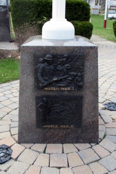 BOLTON VETERANS MEMORIAL FLAGPOLE BASE A