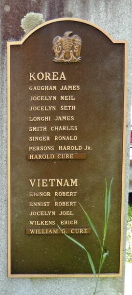 PINE HILL HONOR ROLL WAR MEMORIAL PLAQUE C