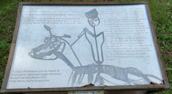 KNOX TRAIL MONUMENT NO. 12 (NEW YORK) PLAQUE