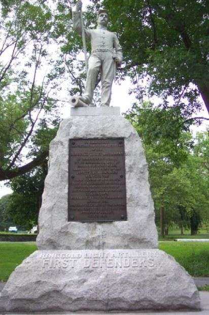 RINGGOLD LIGHT ARTILLERY WAR MEMORIAL