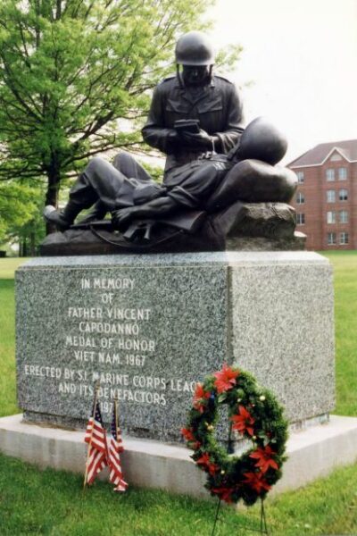 FATHER VINCENT CAPODANNO MEDAL OF HONOR MEMORIAL FRONT