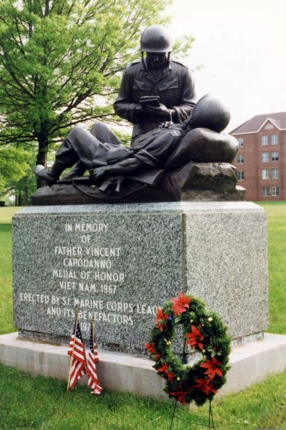 FATHER VINCENT CAPODANNO MEDAL OF HONOR MEMORIAL FRONT