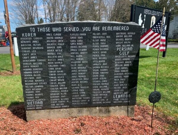 LAURENS ALL AMERICAN WAR DEAD MEMORIAL STONE B
