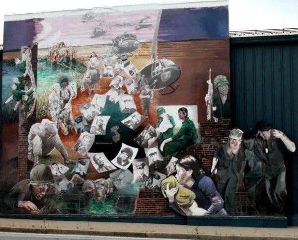 PITTSFIELD VIETNAM WAR MEMORIAL MURAL