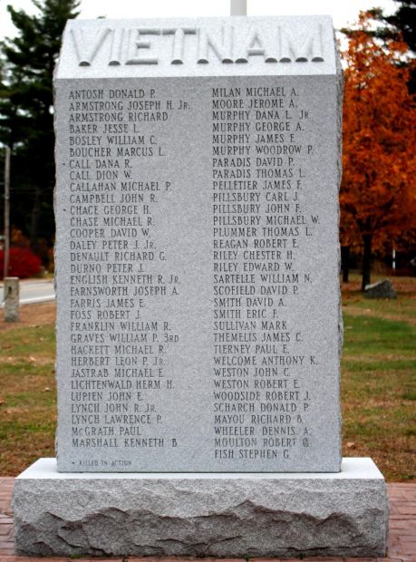 PEPPERELL VIETNAM WAR VETERANS MEMORIAL HONOR ROLL